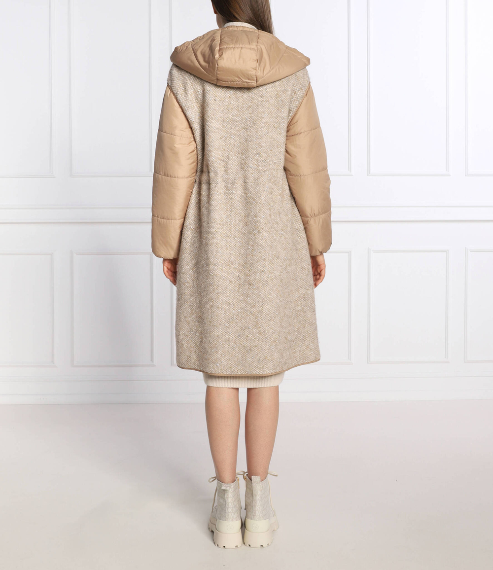 Хлопковое пальто Peserico - бежевый(S21339 A8381)