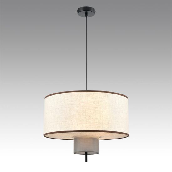 8282/4 MODERNI LN26 186 черный/бежевый/коричневый, металл/текстиль/стекло Светильник подвесной Е14 4*40W 220V SORENTO