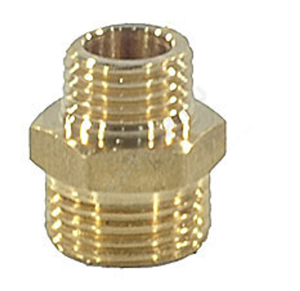 Ниппель латунь переходной Ду 25х20 (1"х3/4") НР VALFEX VF.580.L.100.034