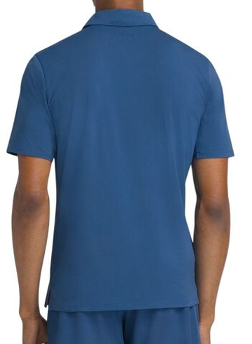 Мужское теннисное поло Wilson League - court blue