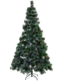 Елка искусственная/Искуственная новогодняя/Сосна с напылением/Пушистая/Новый год