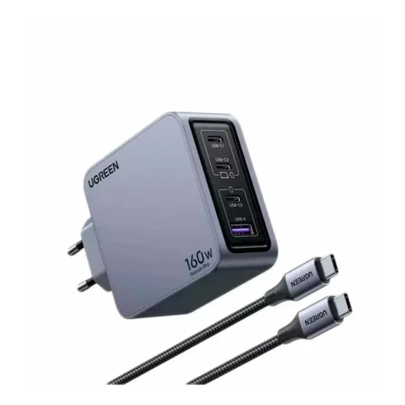 Ugreen X763 (25877) 160W + USB-C Cable Grey