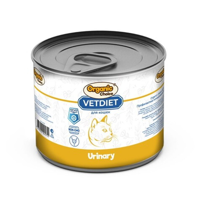 Organic Сhoice VET Urinary - диета консервы для кошек профилактика МКБ