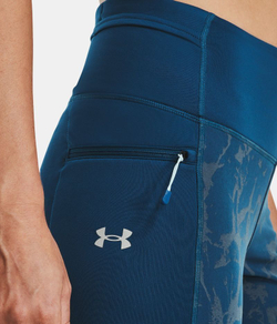 Леггинсы Under Armour Women's UA OutRun The Cold Tights - petrol blue/reflective