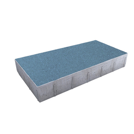 Тротуарная плитка ПРЯМОУГОЛЬНИК 600х300 мм - Стандарт Синий
