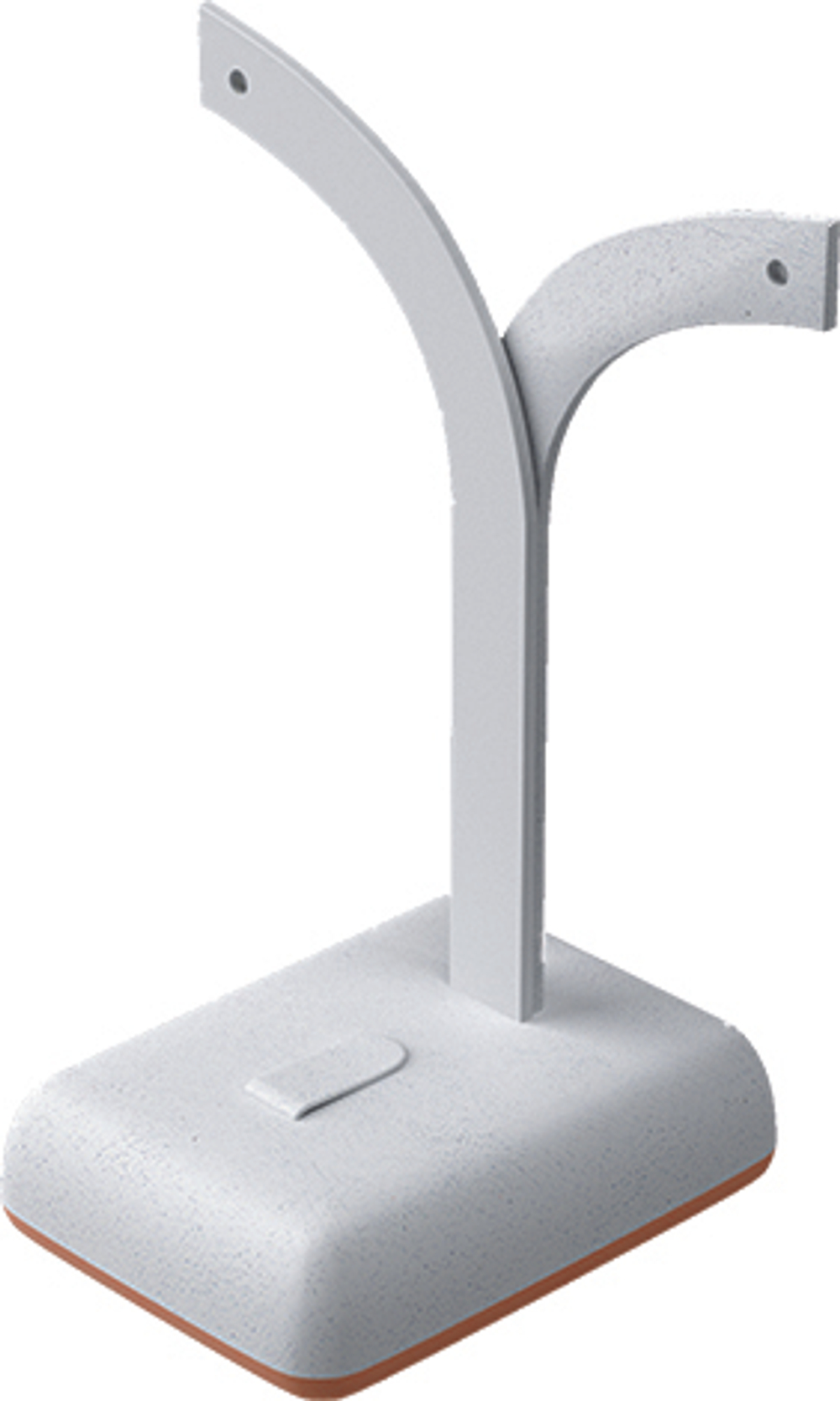 Подставка для гарнитура/ушки/2 отверстия/язычок/основание/Н-100 мм.