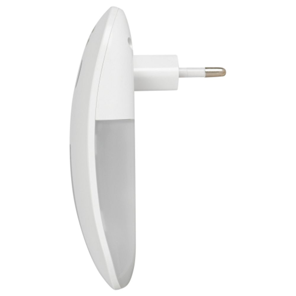 Ночник - светильник светодиодный ЭРА NN-620-LS-W в розетку с датчиком освещенности белый | Ночники