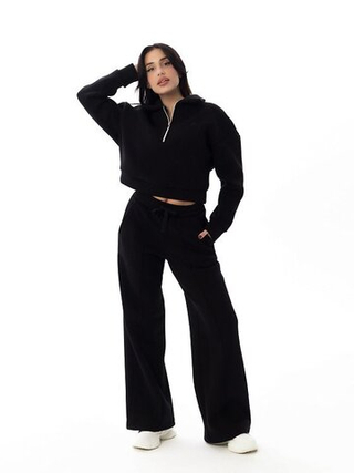 Костюм с начесом черный