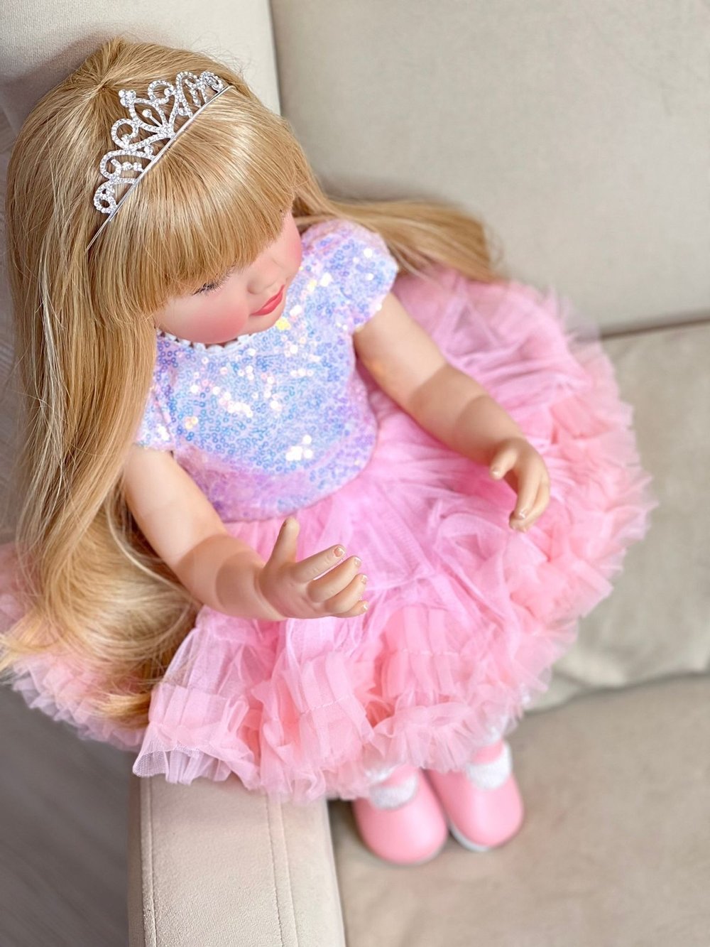 Кукла Реборн виниловая 55см (FA-863)