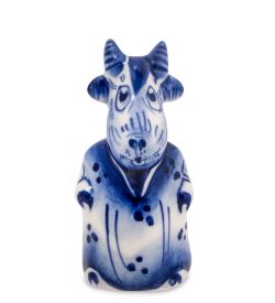 ГЛ- 983 Фигурка «Коза» (Гжельский фарфор)