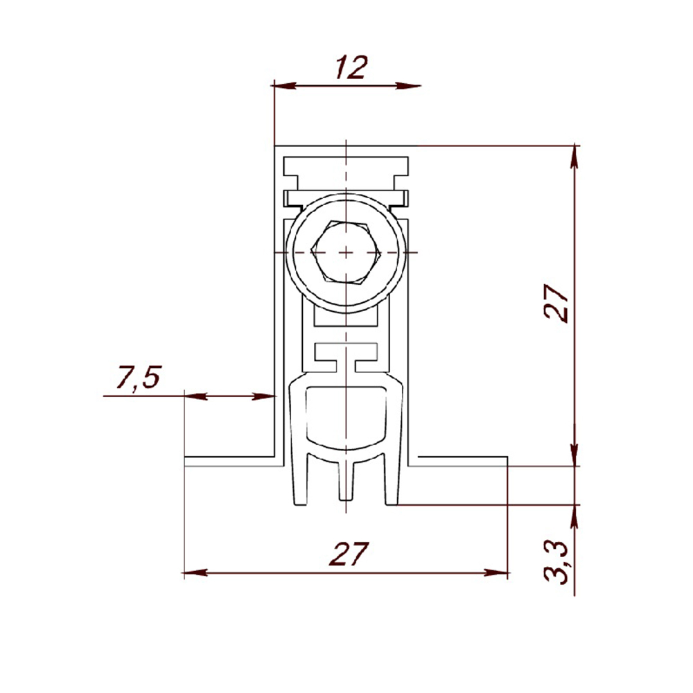 Автоматический Armadillo (Армадилло) порог EASY BLOCK F/420