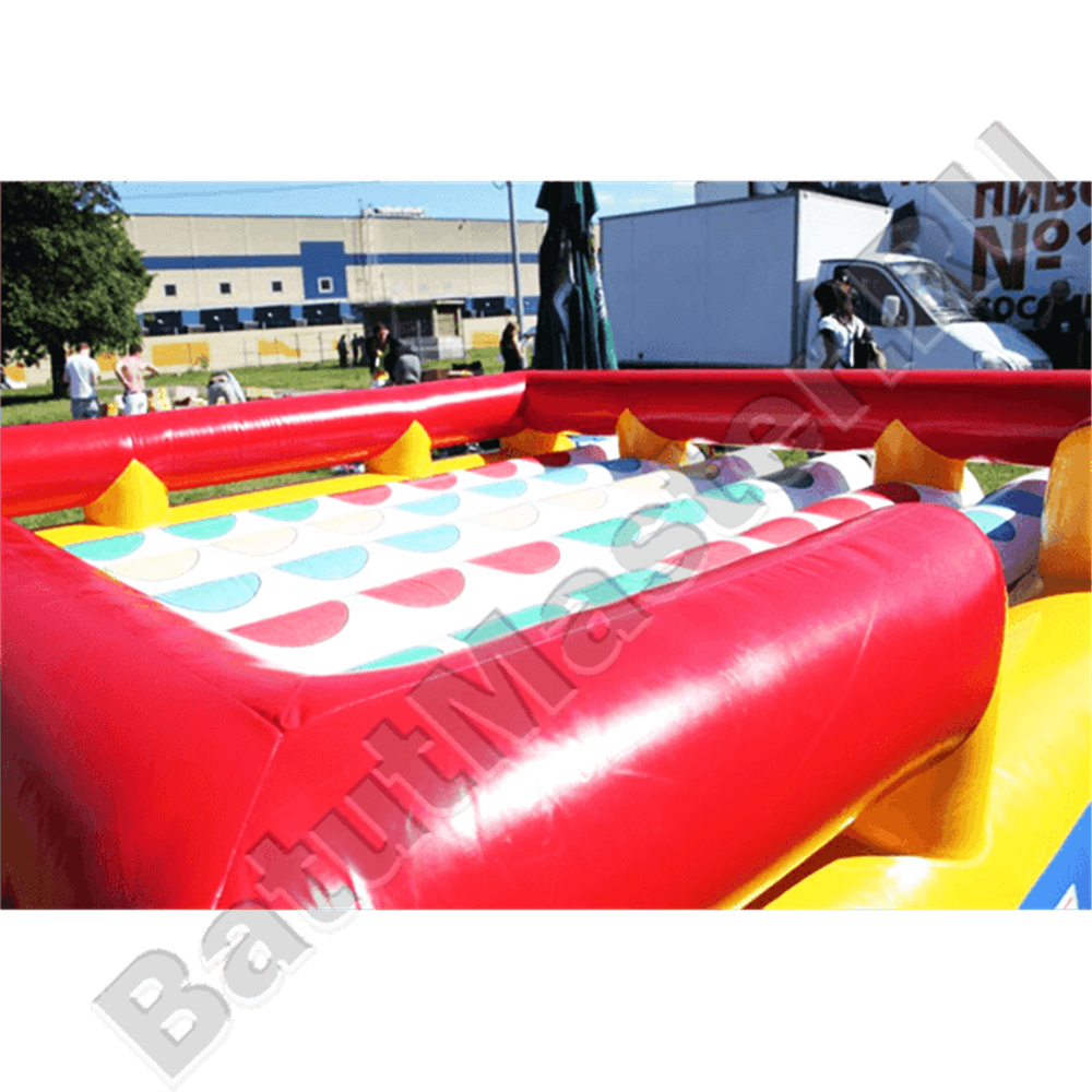 Интерактивная надувная игра "Твистер" 3*3*0.6 м, с постоянной подкачкой