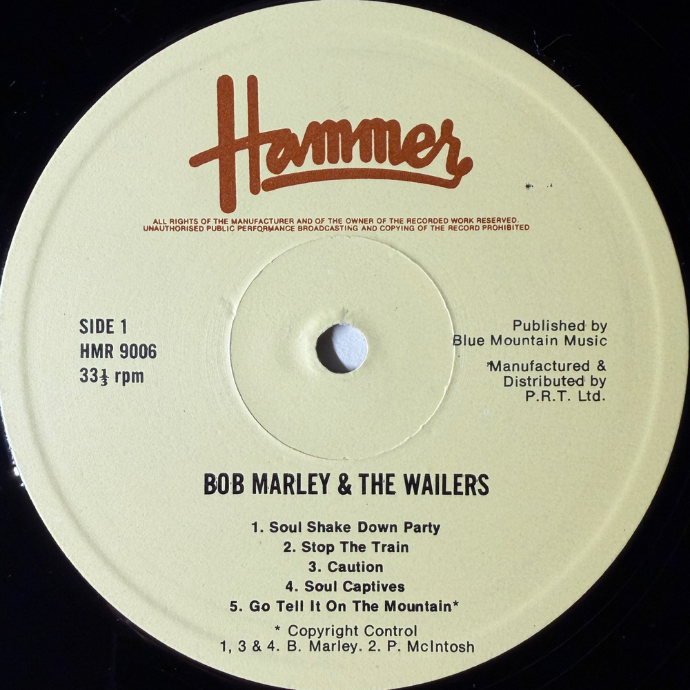 Bob Marley & The Wailers ‎– Bob Marley & The Wailers (Англия 1979г.) Т
