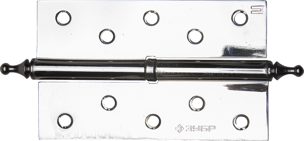 37605-125-2R Петля дверная разъемная, 1 подшипник, цвет хром (CP), правая, с крепежом, 125х75х2,5мм, 2 шт