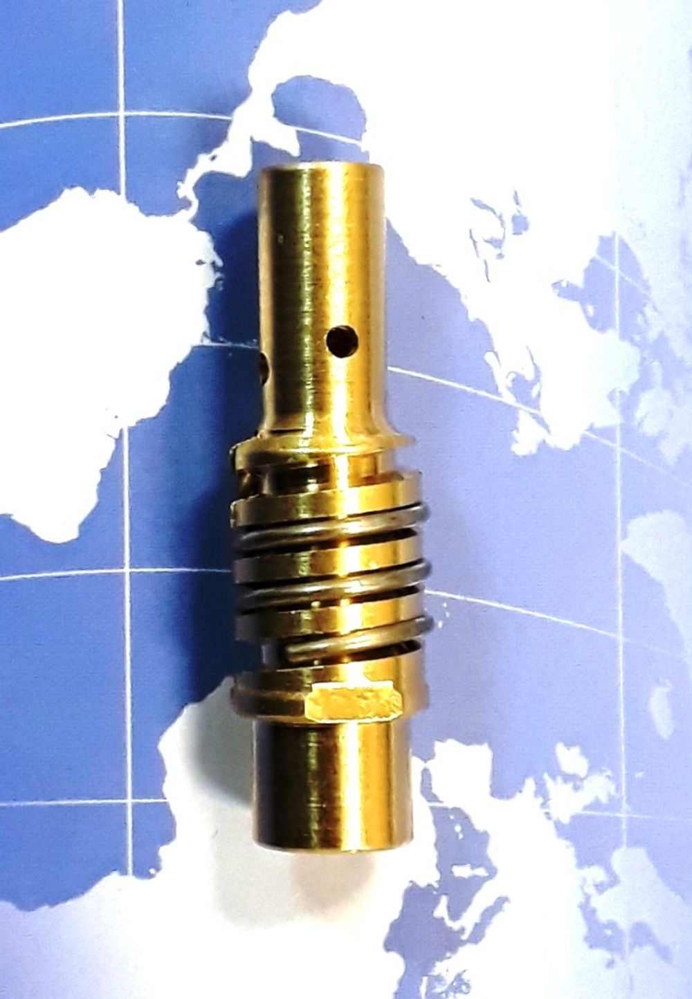 BD-62011 Держатель сопла (вставка / свеча) и наконечника М6, для ручных сварочных горелок полуавтоматической сварки MF-15  ИТС