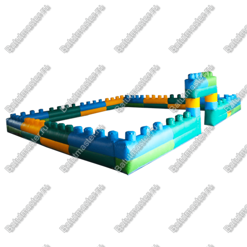 Надувная игровая комната "Лего" размер 5*5*1,5 м