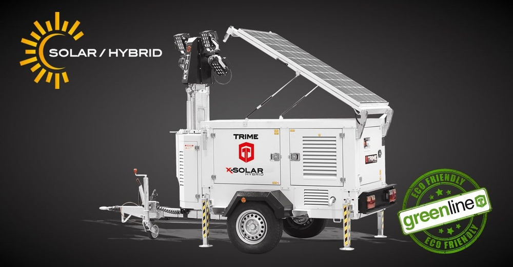 TRIME X-SOLAR HYBRID гибридная осветительная мачта с солнечными батареями