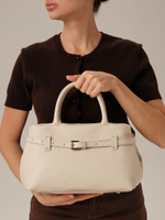 Кожаная сумка DBR Muse 31399 светлый крем