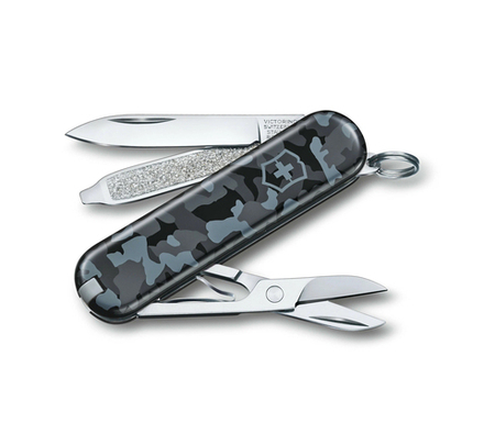 Нож Victorinox Classic SD, 58 мм, 7 функций, морской камуфляж