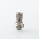 Дрип-тип MONARCHY Lazy Knurled 510 (Titanium)