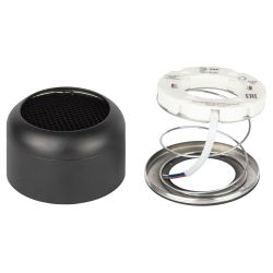 Светильник настенно-потолочный спот ЭРА OL56 BK под лампу GX53 черный IP20 | Накладные светильники