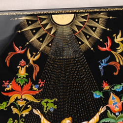 Панно Палех "Иван и Жар-птицы"