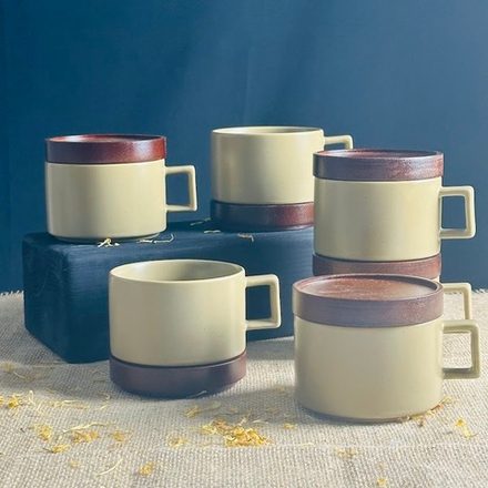 Lenardi 235-109 Чайный набор 12пр. 220мл TROPICAL в под.уп.(х8)Фарфор