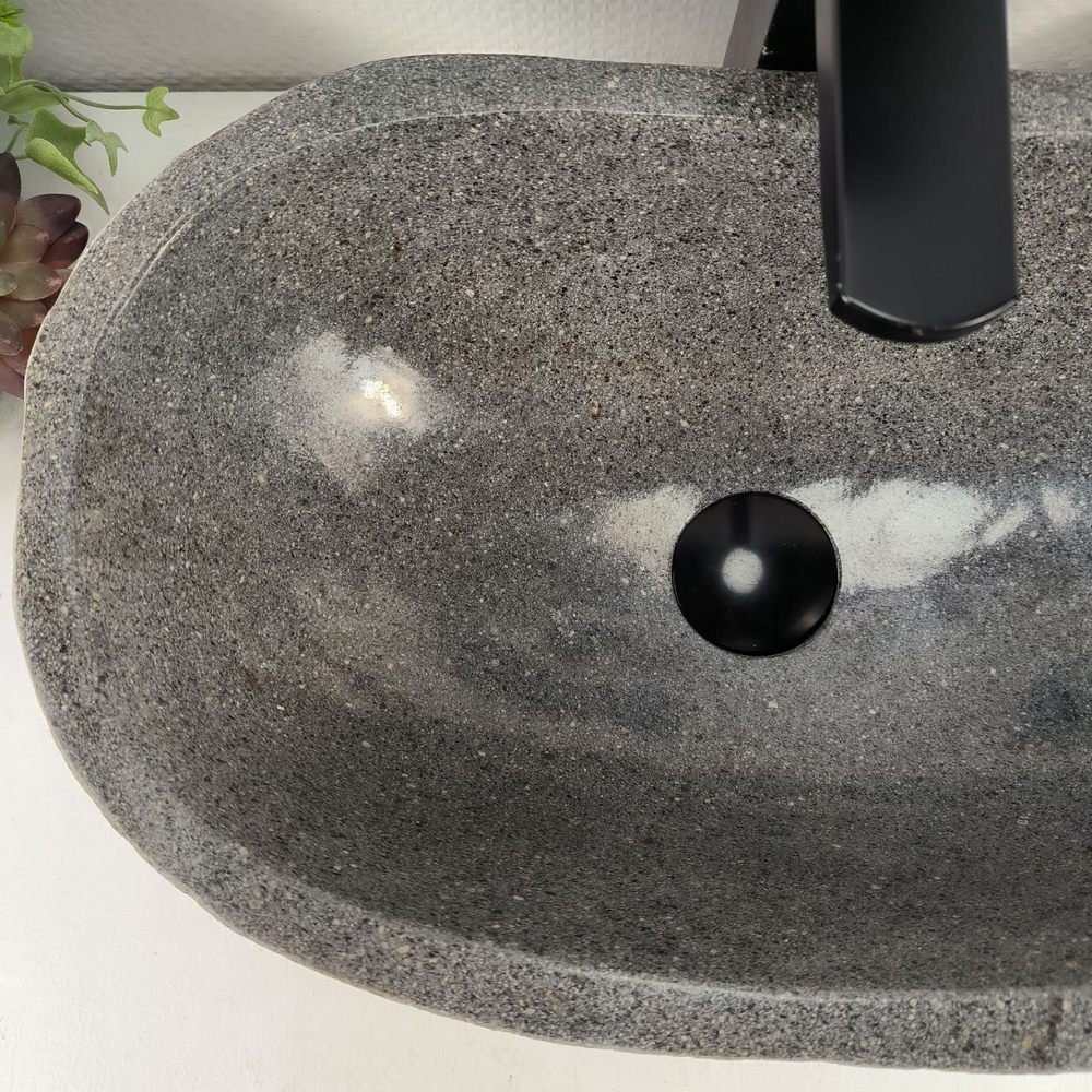 Раковина из речного камня RS-64937 49*30*16 0856