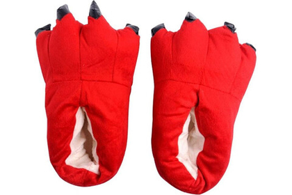 Тапки-лапки Funfur L Красный