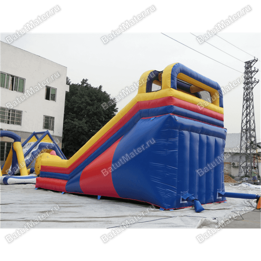 Коммерческий надувной батут "Русские салазки"