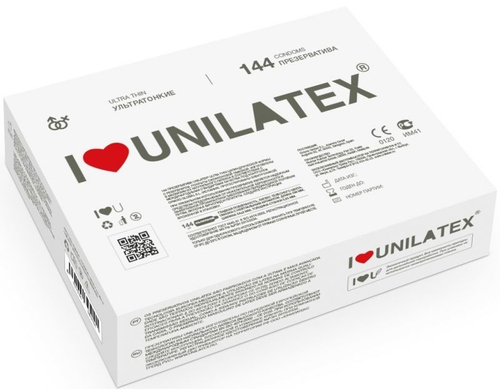 Презервативы Unilatex Ultra Thin – ультратонкие 0,05 мм, 144 шт