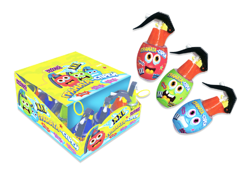 Жидкая конфета-спрэй "Граната XXL" 12*20шт 50мл