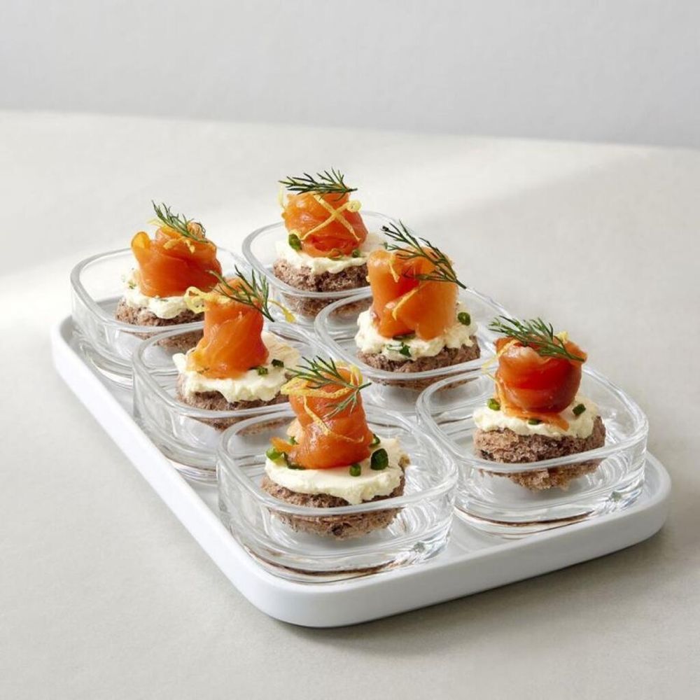 Креманка для комплимента соусник 50 мл " " 7*7 см h3см стекло Ocean [6]