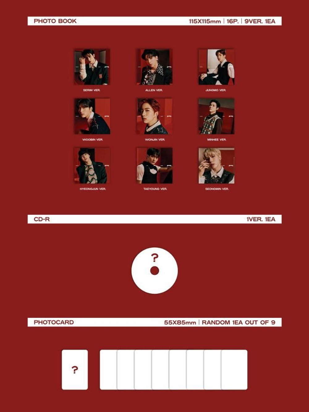 Альбом CRAVITY - SUN SEEKER 6th Mini Album DIGIPACK RANDOM Version