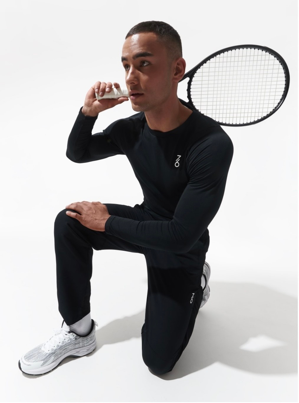 Лонгслив мужской 7/6 Tony Long Sleeve - Black (Размер "XL")