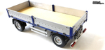 Trailer 2-axle flatbed Euro Scale 1/14