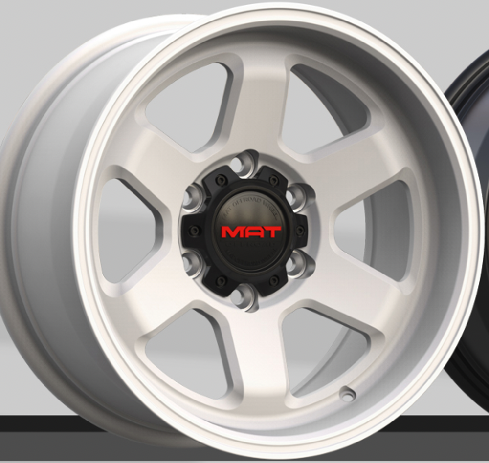 Диск колесный, кованый VB7837 R17 8,0 ET0 MAT OFFROAD White