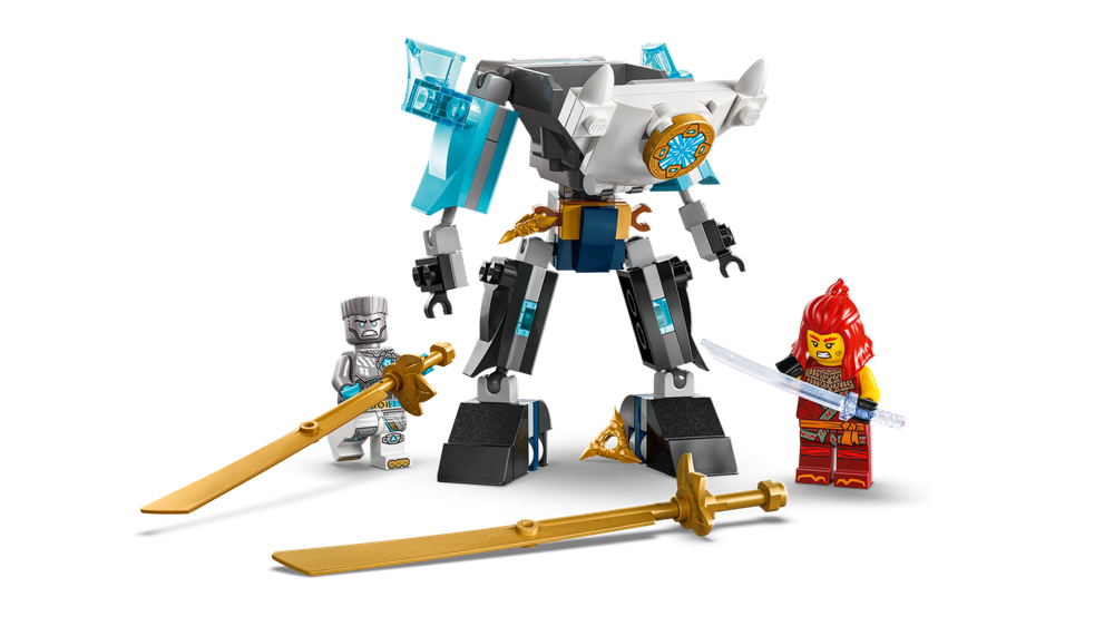 Конструктор Лего Ниндзяго Боевой робот Зейна в броне 71827 | LEGO Ninjago Zane’s Battle Suit Mech боевой робот 92 дет 6+