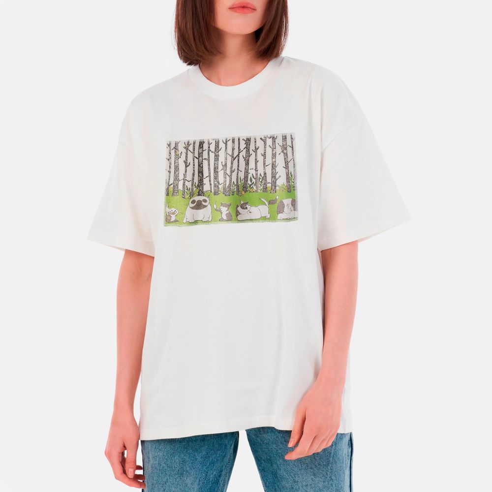 Футболка Яндекс «Шедеврум» Нейроберёзы белая