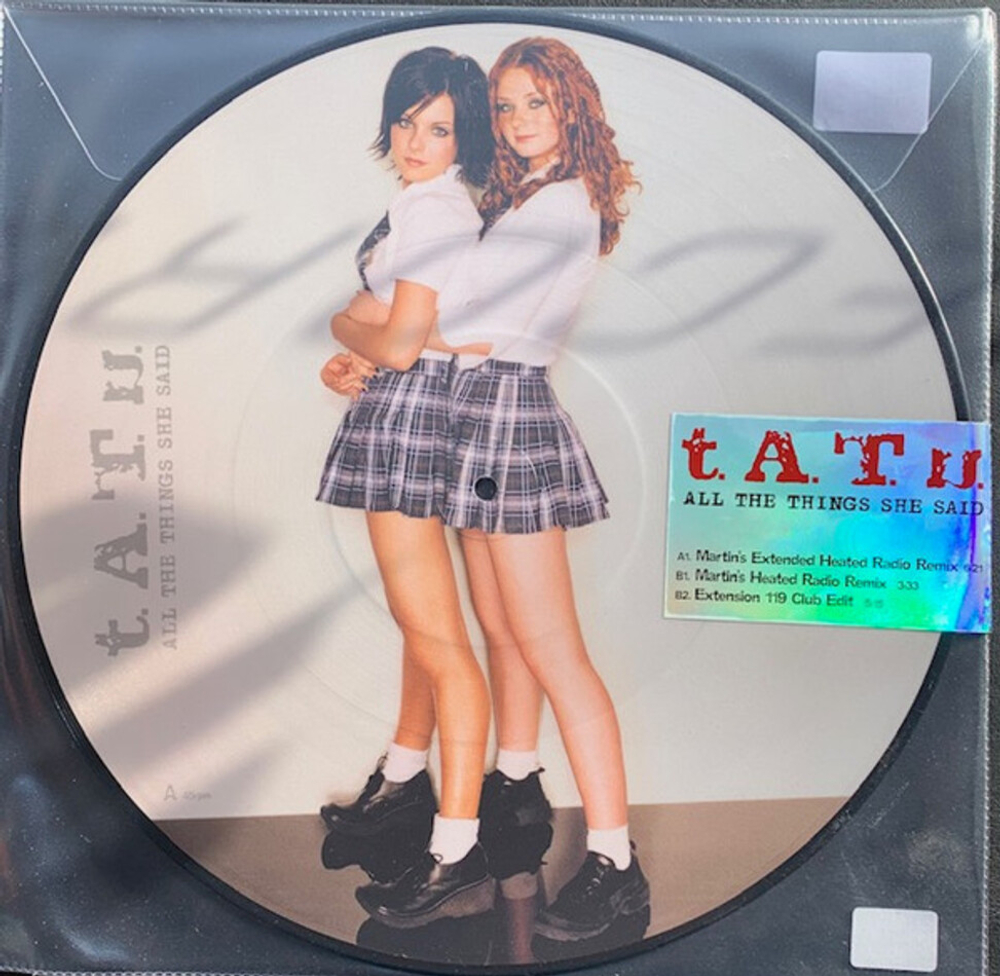 t.A.T.u. / All The Things She Said (Limited Edition)(Picture Disc)(12" Vinyl Single)