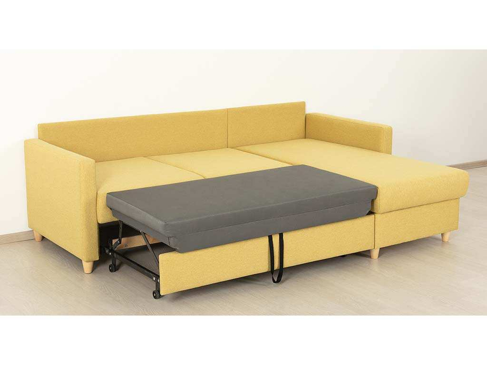 Дилан диван-кровать угловой ТД 424 Сага еллоу