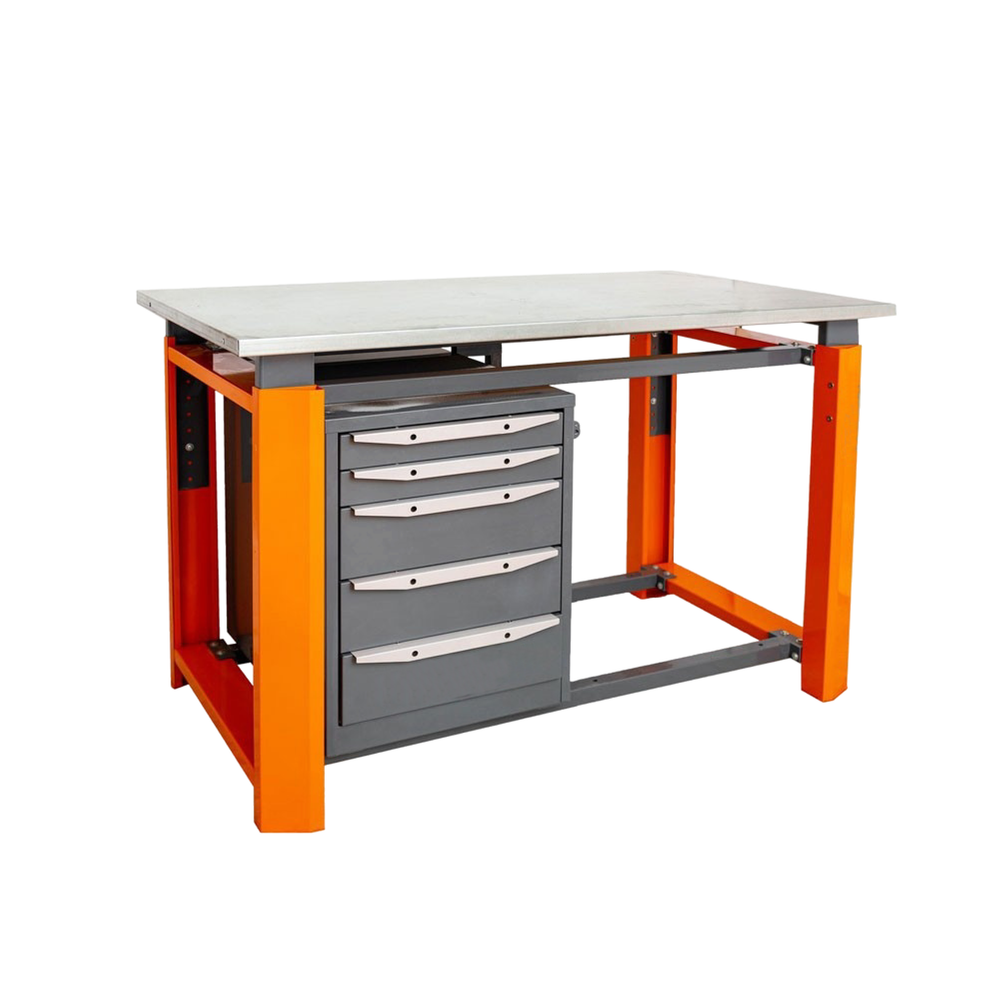 Усиленный верстак с 1 тумбой