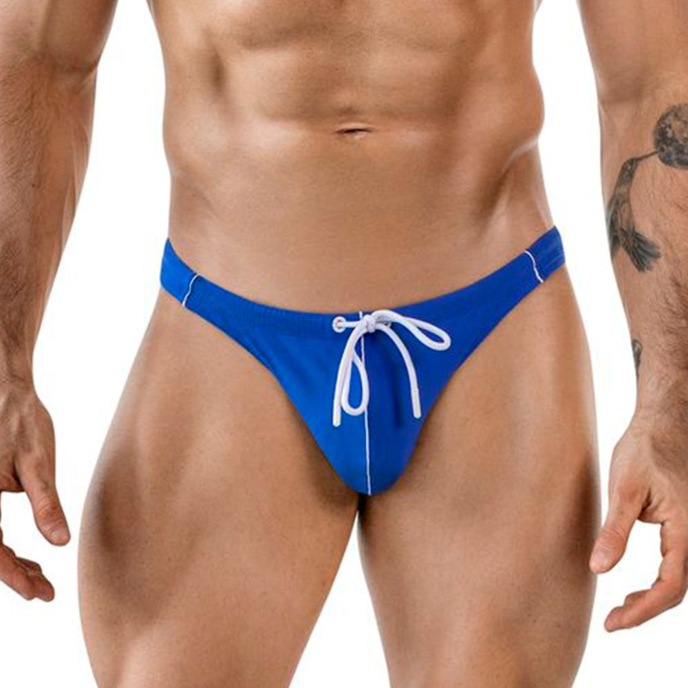 Мужские плавки синие Clever Moda VALLARTA SWIMSUIT THONG 184107