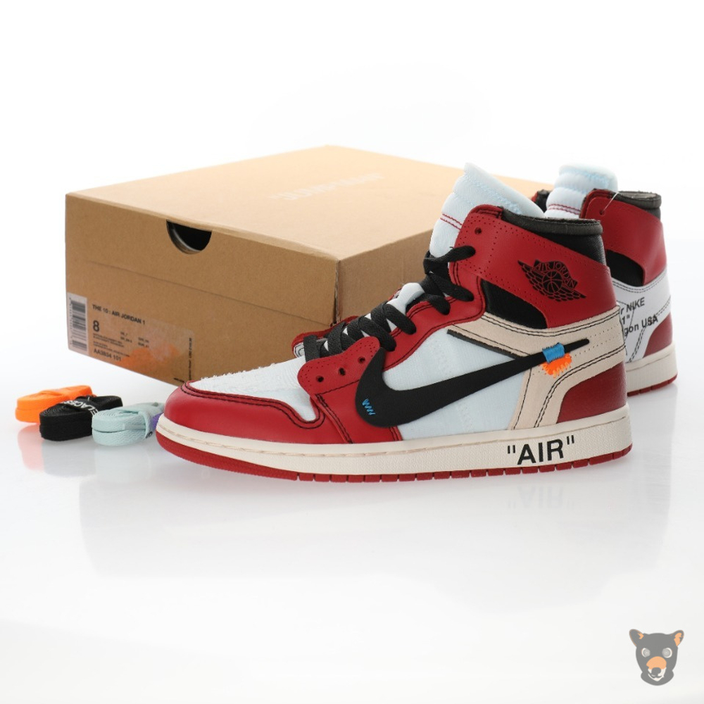 Кроссовки Off-White x Nike Air Jordan 1 Retro High OG "The Ten: Chicago"