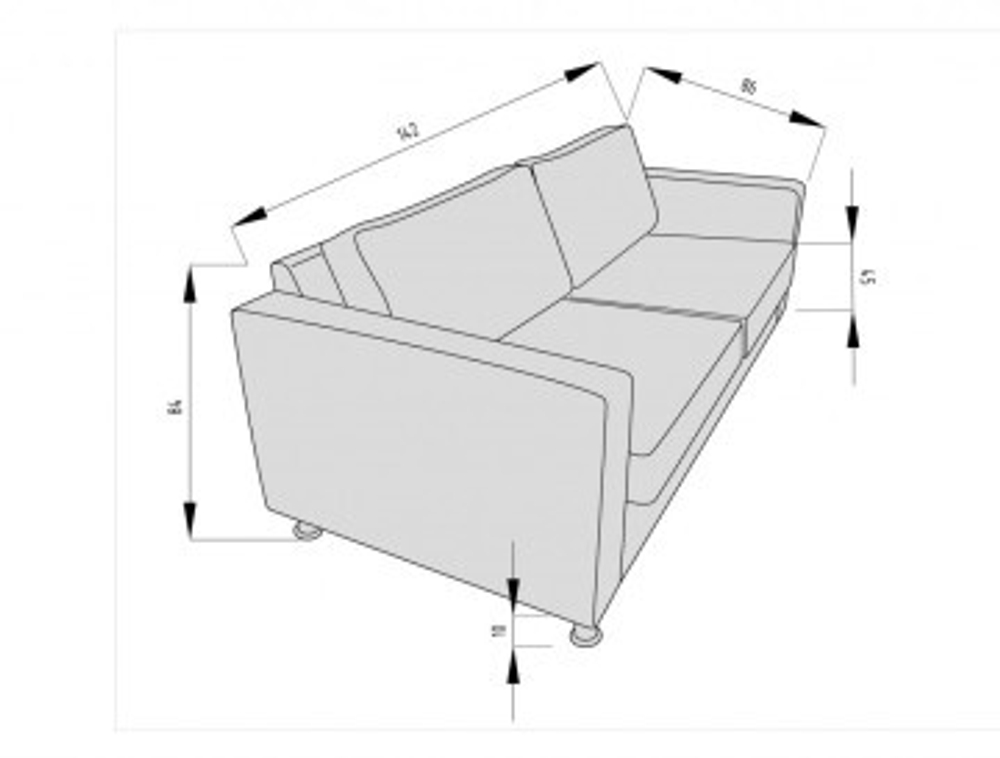 Диван Ватсон двухместный