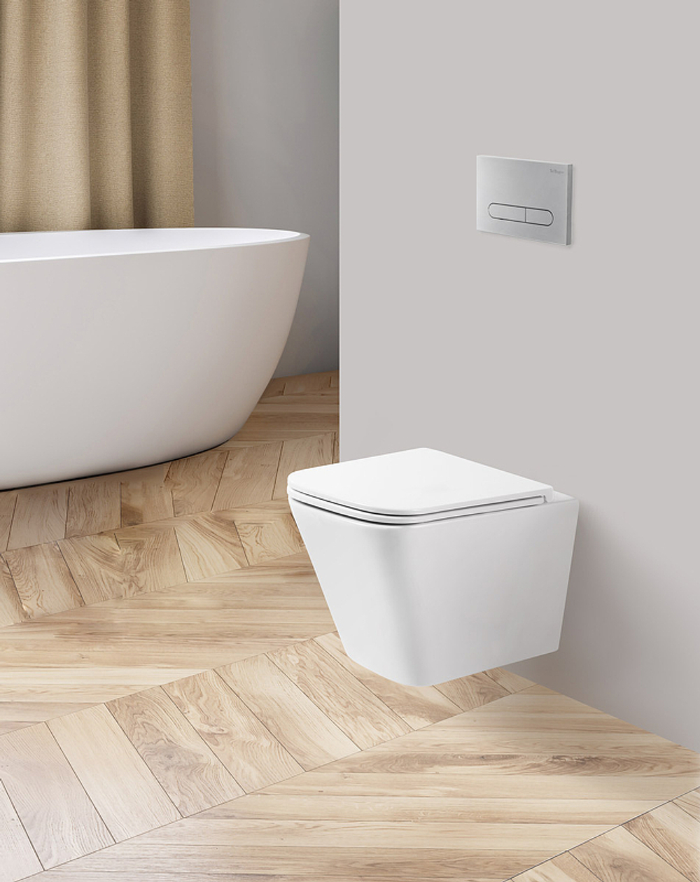 Унитаз BelBagno Ardente R BB520CHR/BB2322SC подвесной с сиденьем Микролифт