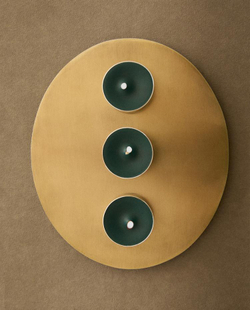 ZARA HOME УПАКОВКА АРОМАТИЗИРОВАННЫХ СВЕЧЕЙ «ЗИМНИЙ КИПАРИС» (УПАКОВКА ИЗ 8 ШТУК), СИНИЙ