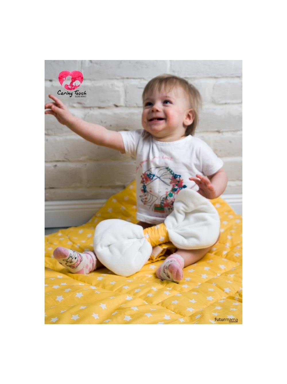 Одеяло на выписку Futurmama Caring Touch Fleurs fraîches