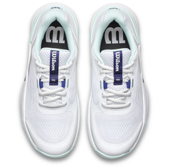 Детские теннисные кроссовки Wilson Intrigue Pro JR - white/bay/skip blue