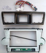 Магнитола для Toyota Highlander 2 2007-2013 XU40 - Carmedia SF-1431-2 Android 10, 8-ядер, SIM-слот (кнопки + крутилки)